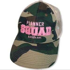 Planner squad camouflage baseball cap hat